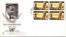 FDC 1962 SC #1203 Artcraft Cachet - New York, Ny - Block Of 4 - J5839