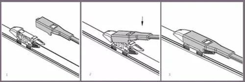 New Front Pair Windshield Wiper Blades For 2004-2010 BMW 6 Series E63 E64 M6 - Picture 5 of 9