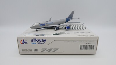 Silk Way West Airlines B747-400F 4K-BCH 1:400 JC Wings Interactive