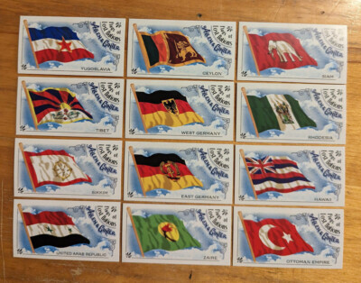 2018 Topps Allen & Ginter Mini Flags of Lost Nations singles pick fill your set