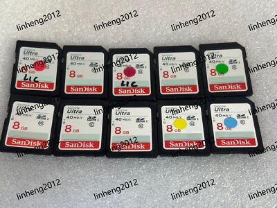 10PCS  SanDisk 8GB ULTRA 40MB/S  SD Memory card
