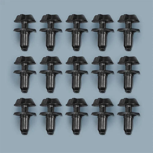 30PCS Black Nylon Fender Liner Rivets For Ford W716510-S300 Fusion 2013 -2018