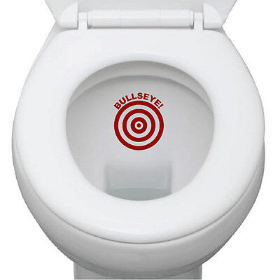 V354 Bullseye Toilet Potty Training Aiming Targets Vinyl Sticker