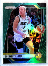 Chennedy Carter 2024 Panini Prizm WNBA Green Prizm Card-#66 Chicago Sky