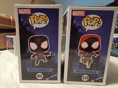 Miles Morales 402 & 529 - Spider-Man: Into The Spider-Verse Funko