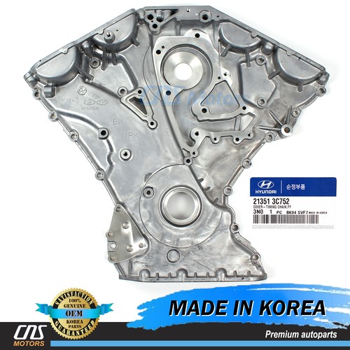 GENUINE Timing Chain Cover for 1015 Hyundai Genesis & Coupe Kia K900