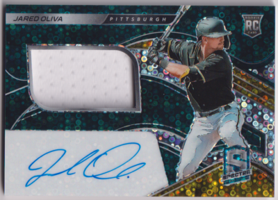 2021 Panini Spectra Circle Prizm Auto Relic #151 Jared Oliva 76/99