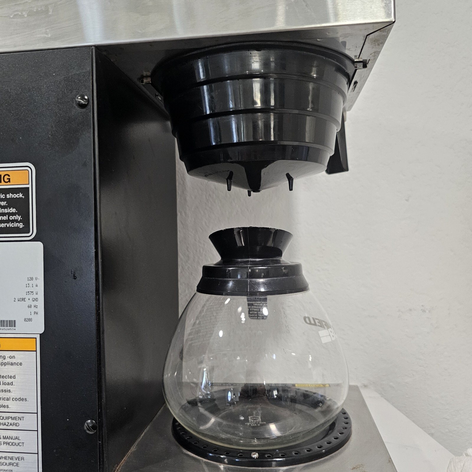 12 Cup Dual Warmer For Parts