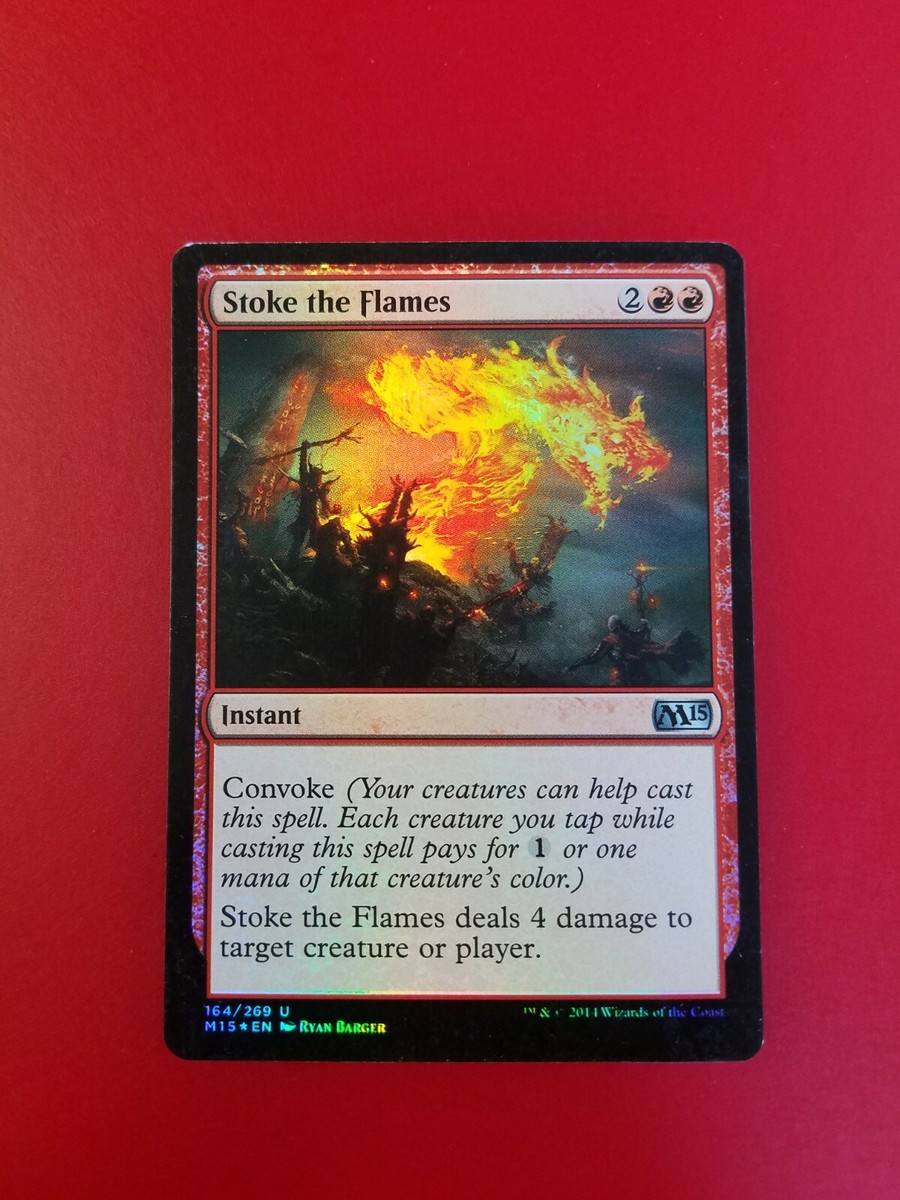 1x Stoke the Flames | FOIL | M15 Magic 2015 | MTG Magic