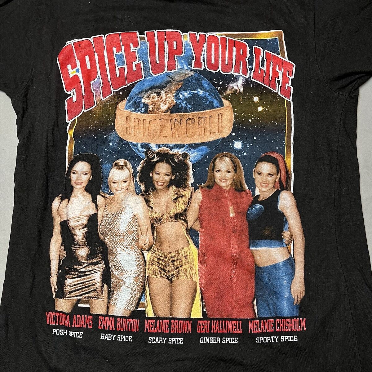 Vintage Spice Girls Rap Tee T Shirt 2 Sided Single Stitch Vintage Spice Girls Rap Tee T Shirt 2 Sided Single Stitch