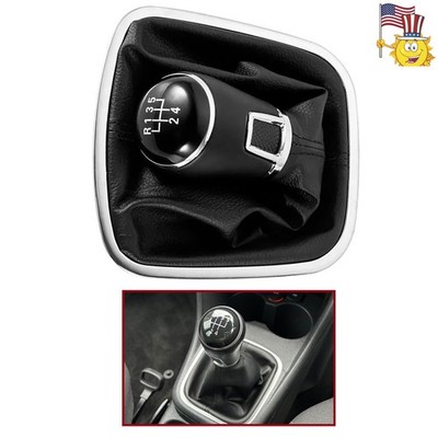 For VW Polo 5 Speed Frame Gear Shift Knob Gaiter Dust Cover 2010-2019 Hatchback