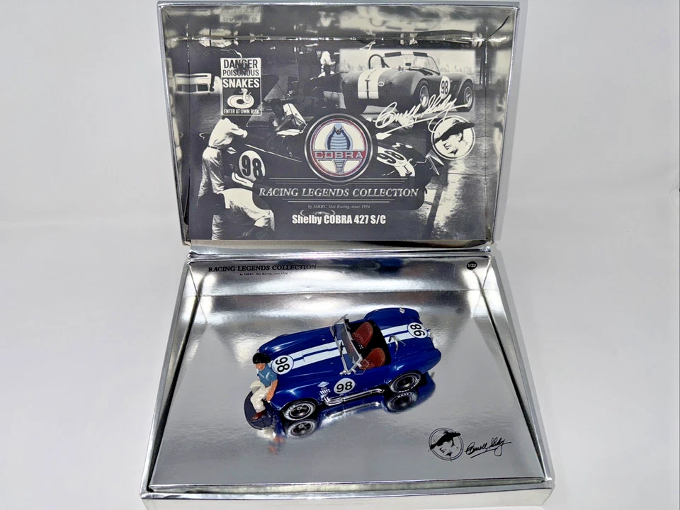 MRRS Slot Car Racing Legends 1965 Shelby Cobra 427 S/C 1/32 Ref MC-0001 #98 Foto 4 de 4