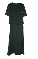 Lauren Ralph Lauren long spaghetti strap dress with sweater -Never Worn