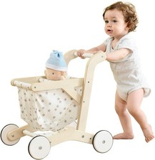labebe Baby Push Walker Doll Stroller Toy for Toddler Shopping Cart