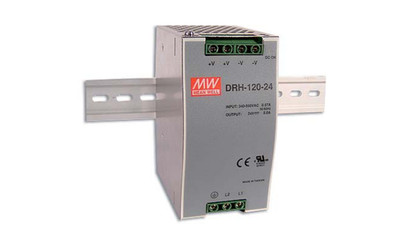 Mean Well DRH-120-24 New in Factory Box, DIN power supply