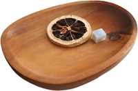 Tablett Aus Akazienholz, Holztablett Deko, Serviertablett Holz, Dekotablett Holz