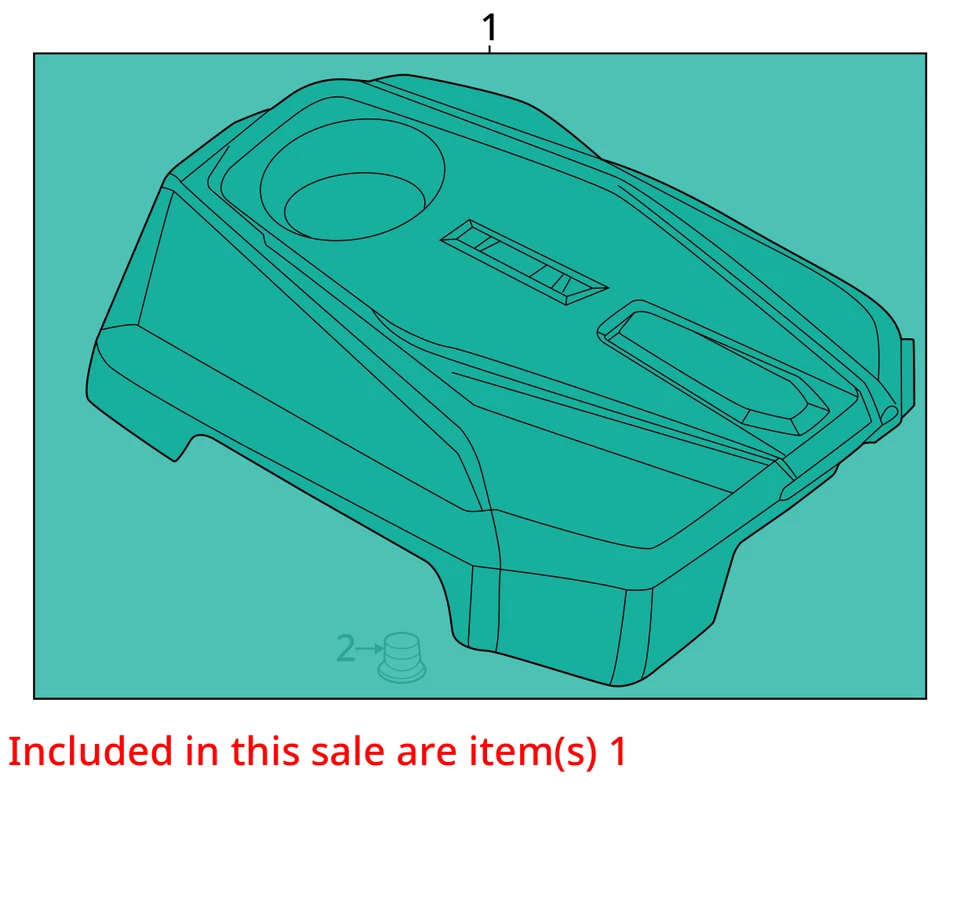 Cubierta del motor Hyundai Sonata 2004 D8N40 Foto 3 de 4