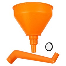  Right Angle Funnel Plastic Car Funnel Engine Oil Fluids Gasoline Liquid