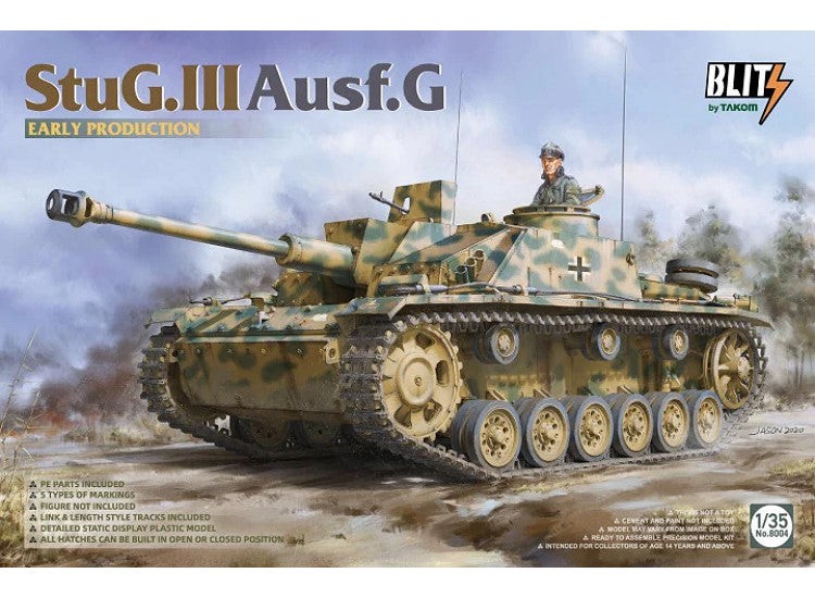 Takom TAK8004 1/35 - StuG.III Ausf.G Early Production