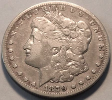 1879-CC Morgan Dollar BU Uncirculated Mint State 90% Silver $1 US Coin