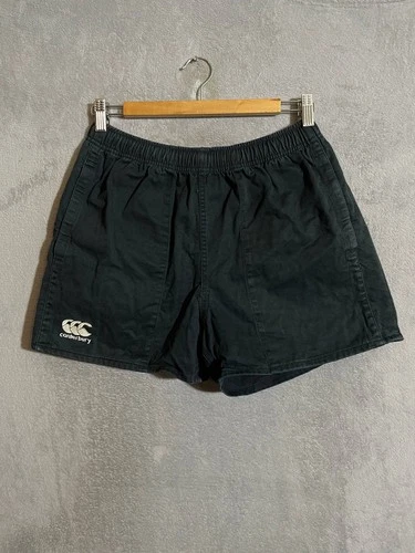 Canterbury Vintage Rugby Shorts With Pockets Navy Blue Men Size L