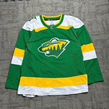 Adidas Minnesota Wild Alternate Primegreen Authentic NHL Hockey Jersey Size 52