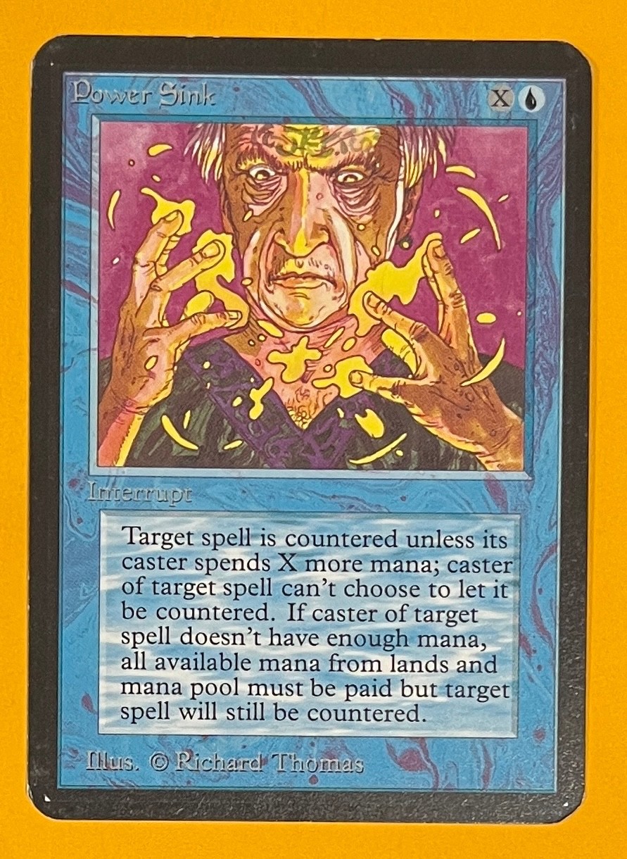 MTG POWER SINK Alpha (OldManMTG 013-008)