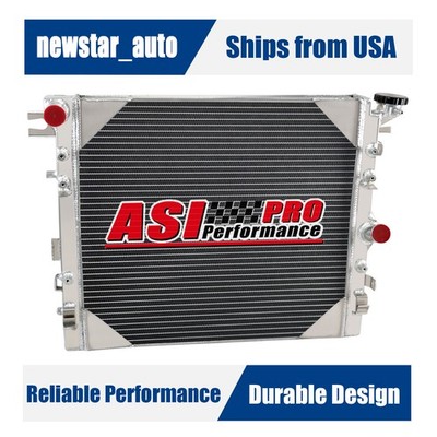 3-Row Aluminum Radiator Fits 2007~2018 Jeep Wrangler JK 3.6 3.8L V6 GAS Engine