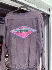 Vintage 80s Hobie Surfboards Sweatshirt USA Made Large Neon Back Graphic USA
