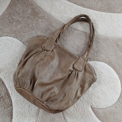   Liebeskind Lucy gepflegte Shopper Schultertasche Leder in Taupe  