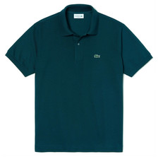 Mens Lacoste Polo shirt - Dark Green - Short Sleeve - Classic Fit - Size M & L