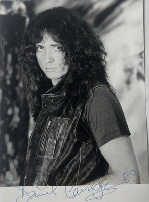 Original 5x7 David Coverdale Photo Signed Vintage