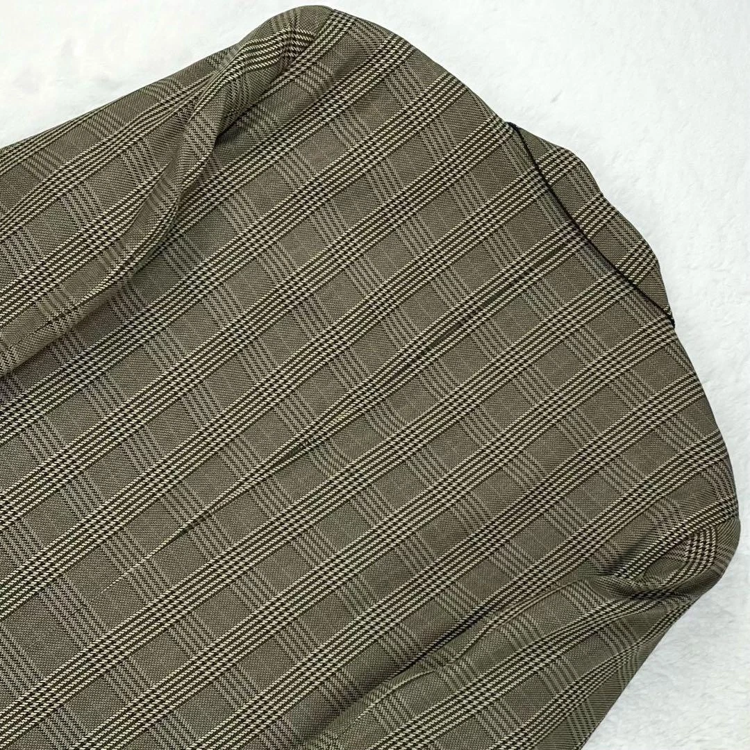 Giacca Gucci Glen Check Blazer L Tom Ford epoca sartoriale beige cotone usatom