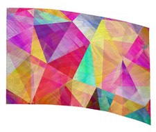 Violet Cascade Color Guard Color Guard Swing Flag- NEW