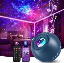 Star Projector Galaxy Projector for Bedroom, 15 White Noises+15 Colors Galaxy...