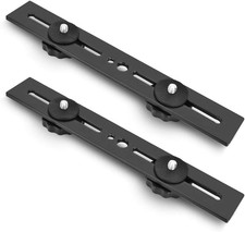 8 Inch Flash Bracket, Dual Camera Mount Extension Bar with 1/4 Screw Hot Shoe, S