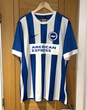 Brighton & Hove Albion FC 2014/16 Home Shirt - Mackail-Smith #12 - UK Seller