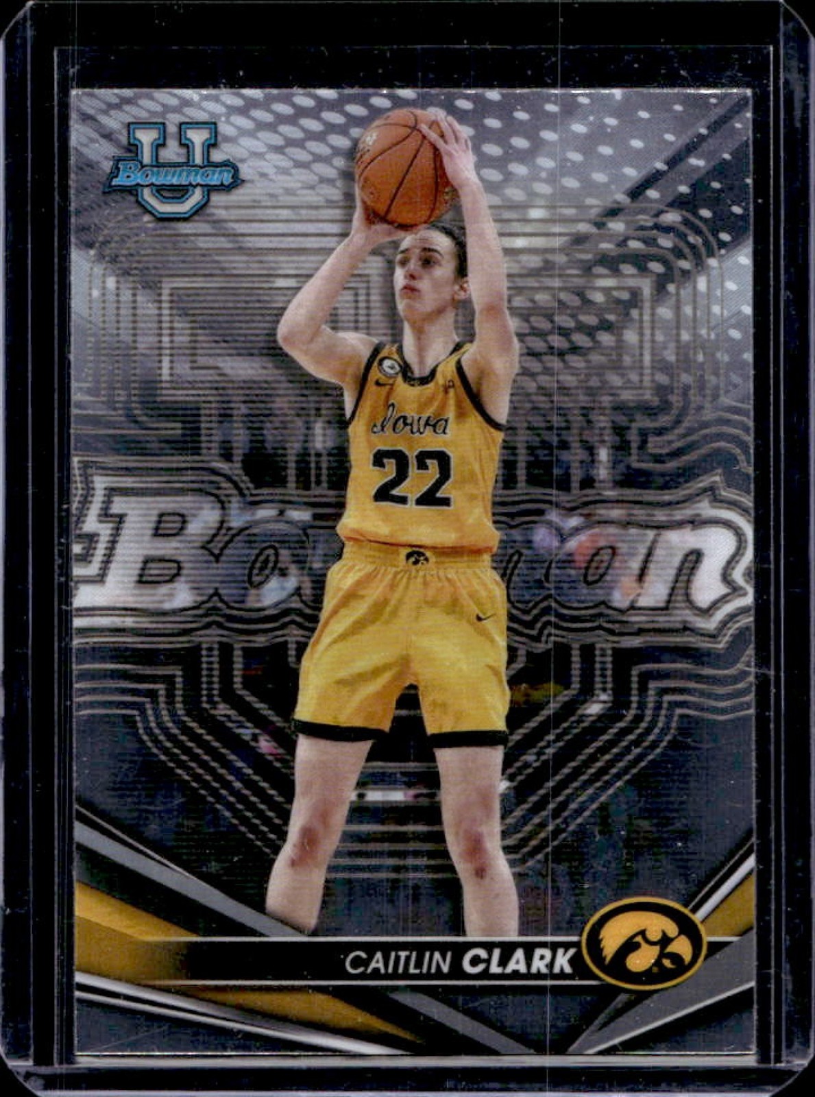2022-23 Bowman University Best Caitlin Clark #50 Hawkeyes