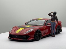 Diorama Scene Prop 1:18 Track Beauty Girl Miniature Doll Mini Figure Fit Car Toy