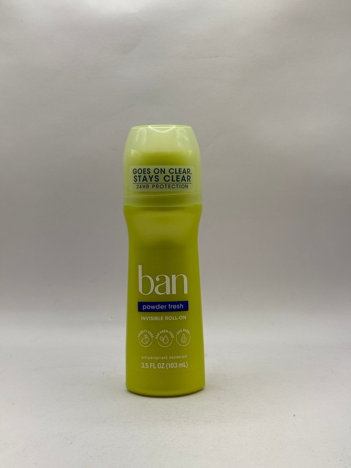 Ban Roll-On Antiperspirant Deodorant, Powder Fresh, 3 pack of 3.5 Fluid ...