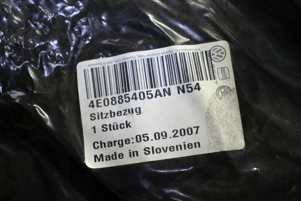 Nueva cubierta de asiento trasero OEM beige 08-10 Audi A8 Quattro 2008-2009 S8 4E0885405ANN54 Foto 3 de 3