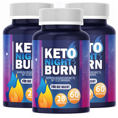 Enolenia  KETO NIGHT BURN 3er Set: Natürliche Stoffwechsel Kapseln Mann & Frau