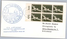 Timbro speciale Kiel 1976 - nave da ricerca Littorina, satellite