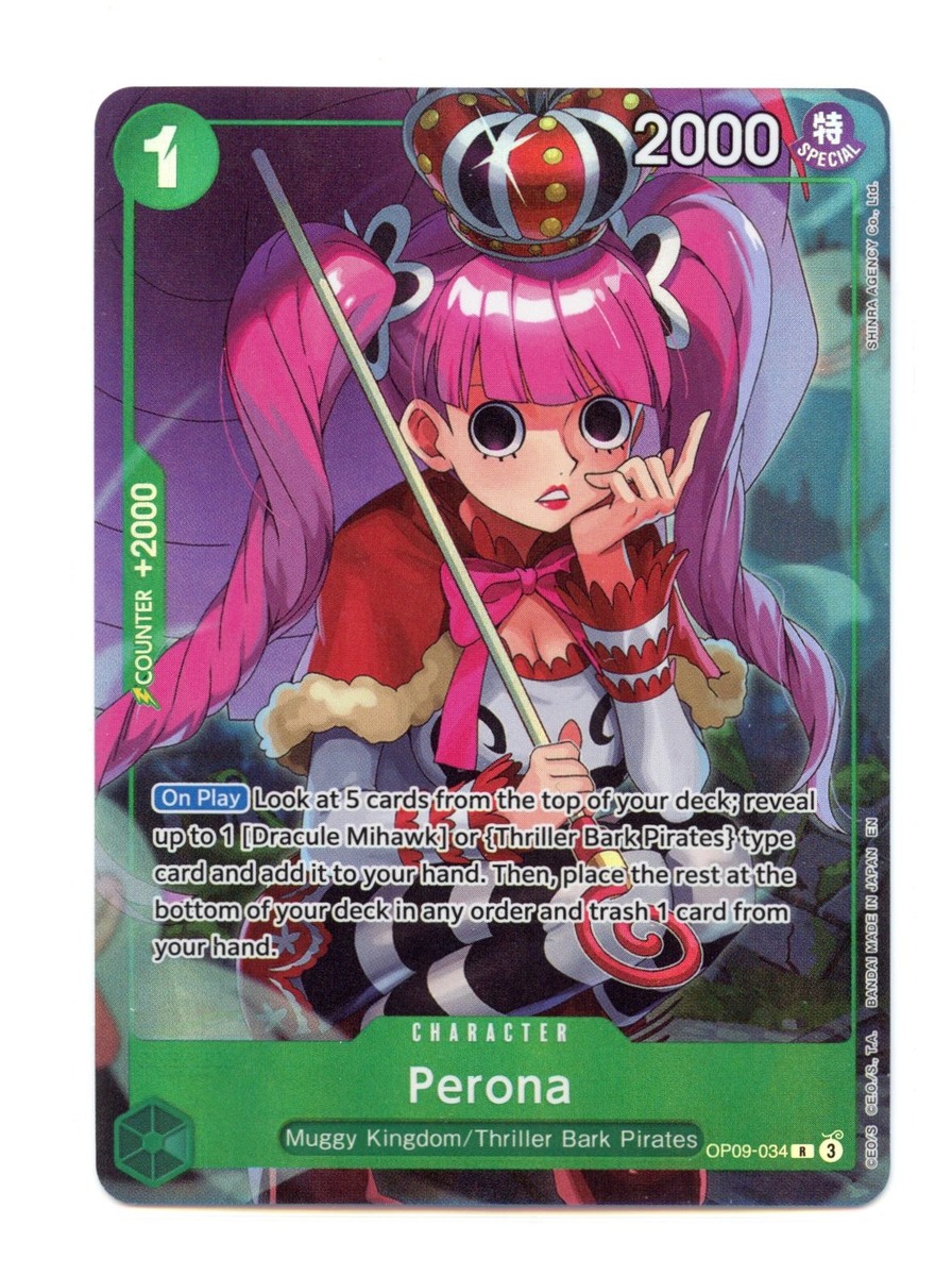 Perona (Illustration Box Vol.4) OP09-034 R Foil One Piece