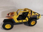 GI Joe Tiger Force Sting Jeep Vehicle with Battle Damage - Vintage 1988 Hasbro