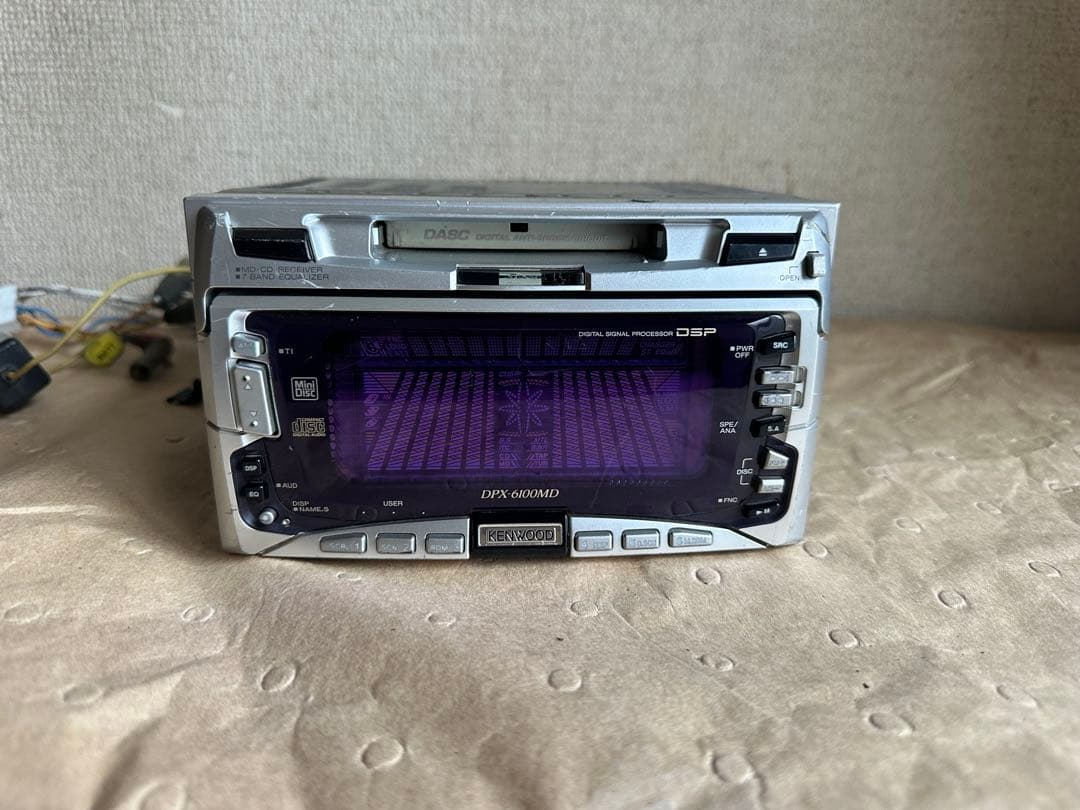 Kenwood DSP / 2din Car Audio CD MD Player Dpx-6100md G3209 for
