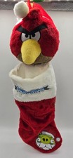 ANGRY BIRDS CHRISTMAS STOCKING RED BIRD PLUSH...