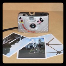 Mickey Mouse Film Camera Vintage Compact From Japan