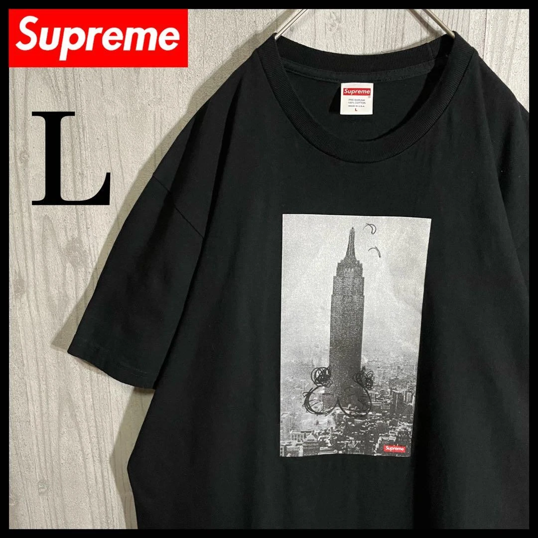 Supreme Men L Best Design Box Logo Photo Print T Shirt Iconic Streetwear Rare