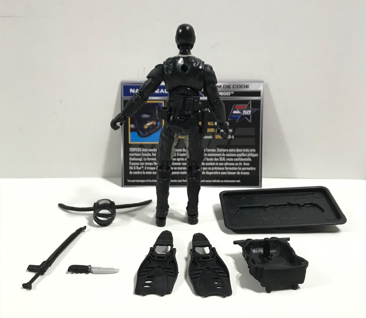 GI Joe 50th Anniversary Torpedo loose figure 2015 Vanishing Act
